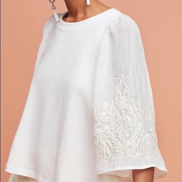 Anthropologie Tops - Anthro Eri+Ali Kathleen Blouse Size Large